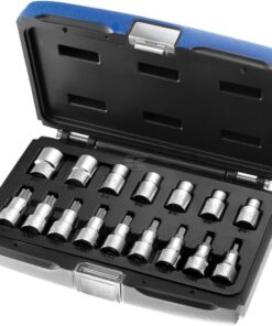 Juego de llaves de vaso y Torx® de 1/2