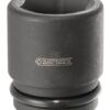 Llave vaso 19 mm, 6 puntas hexagonal, cuadradillo de 3/4"