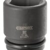 Llave vaso 30 mm, 6 puntas hexagonal, cuadradillo de 3/4"