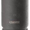 Llave vaso 32 mm, largo, cuadradillo de 1/2"
