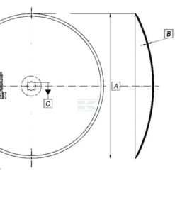 Disco de grada plano 510x4