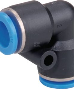 Racor acodado de inserción 12 mm
