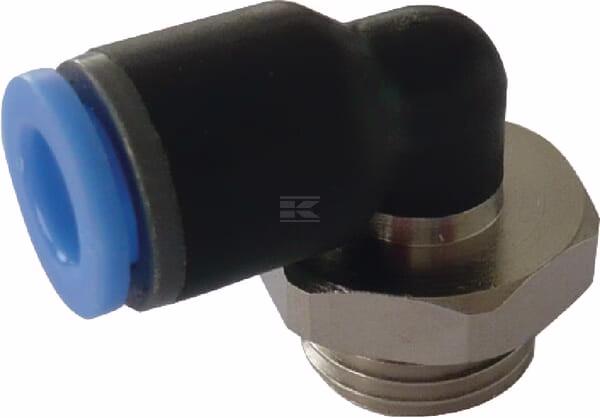 Racor acodado de inserción 6x3/8" 1 Racor acodado de inserción 6x3/8"