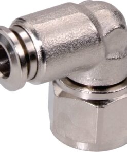 Racor acodado de inserción 6x1/8