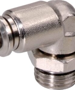 Racor acodado de inserción 12x3/8