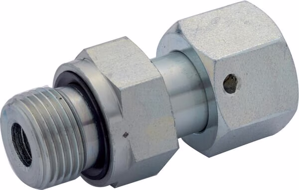 Racor rosca a bloque con tuerca loca 10L- R1/4" 1 Racor rosca a bloque con tuerca loca 10L- R1/4"