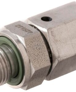 Racor recto con tuerca loca M/H 6S x 1/4" BSP WD, acero inox.