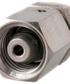 Racor recto con tuerca loca M/H 6L x 1/8