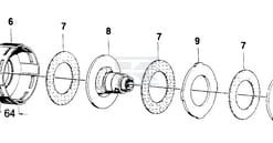 Horquilla para embrague K92/4, W2300/P300/W300E Walterscheid