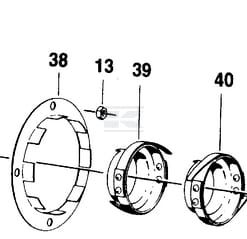 Horquilla para embrague K92/4, W2300/P300/W300E Walterscheid