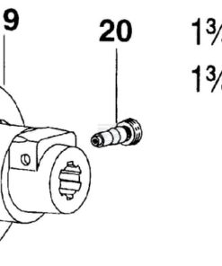 Horquilla para embrague K96, W2400/P400/W400E Walterscheid