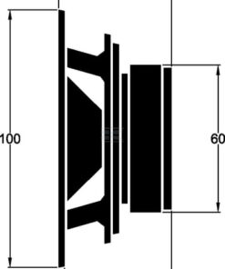 Kit de altavoces 100 mm