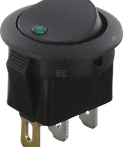 Interruptor palanca LED verde