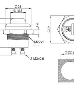 Interruptor 12.5A 24V 5 Interruptor 12.5A 24V