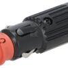 Enchufe mechero de 2 polos con LED 12-24 V
