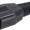 Guía de cable EPDM retráctil para toma F.P.M. de 12 polos Deutsch