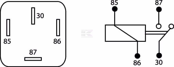 Relé mini contacto 12 V 30 A 4 Relé mini contacto 24 V 20 A