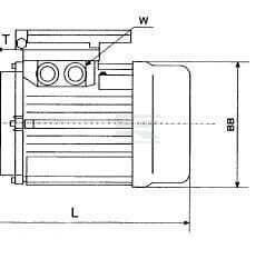 Motor eléctrico 0,37 kW