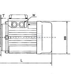 Motor eléctrico 0,09 kW