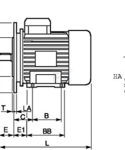 Electric motor 0,55 kW