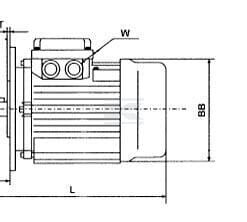 Electric motor 0.12 kW