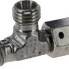 Racor en T ajustable 8S acero inox.