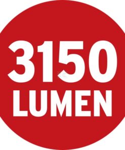 Lámpara de trabajo LED de varias baterías 3000 MA, 3150 lm, IP65