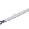 Cable 2x0.75mm², white, PVC