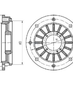 Brida de motor 180-B5 5 Brida de motor 180-B5
