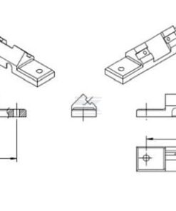 Set fijaciones de pie 160 L