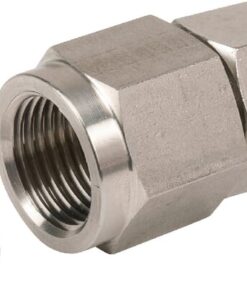 Rac. manómetro+ boquilla lisa 12S-1/2BSP inox.
