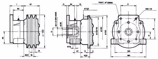 Embrague 24 V gr. 3 2 Embrague 24 V gr. 3