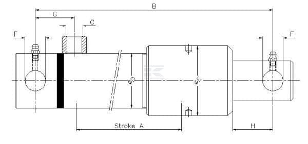 Cilindro EPL40-600 serie ST