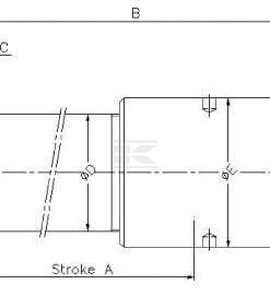 Cilindro EPL60-550 serie ST