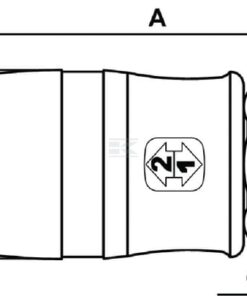 Ac. rápido hembra BSP3/8