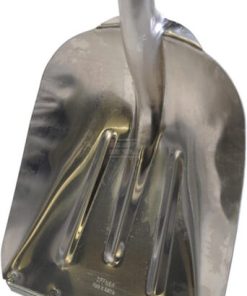 Pala de aluminio para grano con pestaña, sin mango