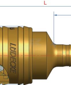 Racor rápido acoplamiento para manguera 9 mm