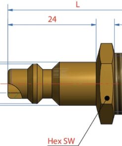 Boquilla rosc. macho BSP 1/8"