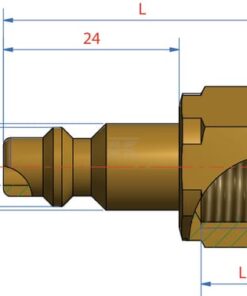 Male con with 1/8" BSP F thread