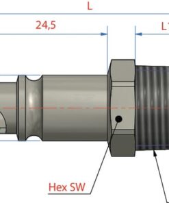Boquilla rosc. macho BSP 1/2"