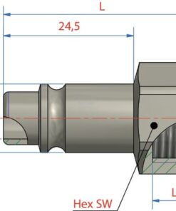 Boquilla rosc. hembra BSP 1/8"