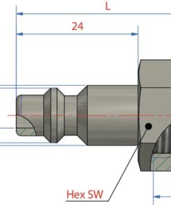 Boquilla rosc. hembra BSP 1/4"