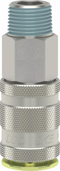 Acoplam. rápido macho BSP 1/4" 1 Acoplam. rápido macho BSP 1/4"
