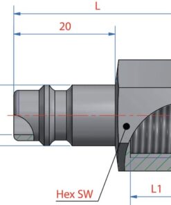Boquilla rosc. hembra BSP 3/8"