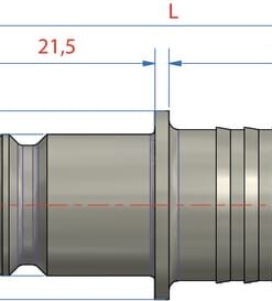 Boquilla rosc. para tubo 13 mm