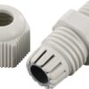 Racor cables plástico M12