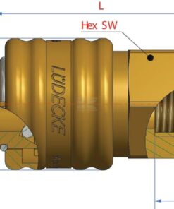 Acoplam. rápido hemb. BSP 1/2"