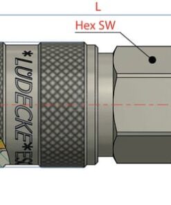 Acoplam. rápido hemb. BSP 3/8"