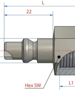 Boquilla rosc. hembra BSP 3/8"