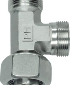Racor en T ajustable 10L acero inox.
